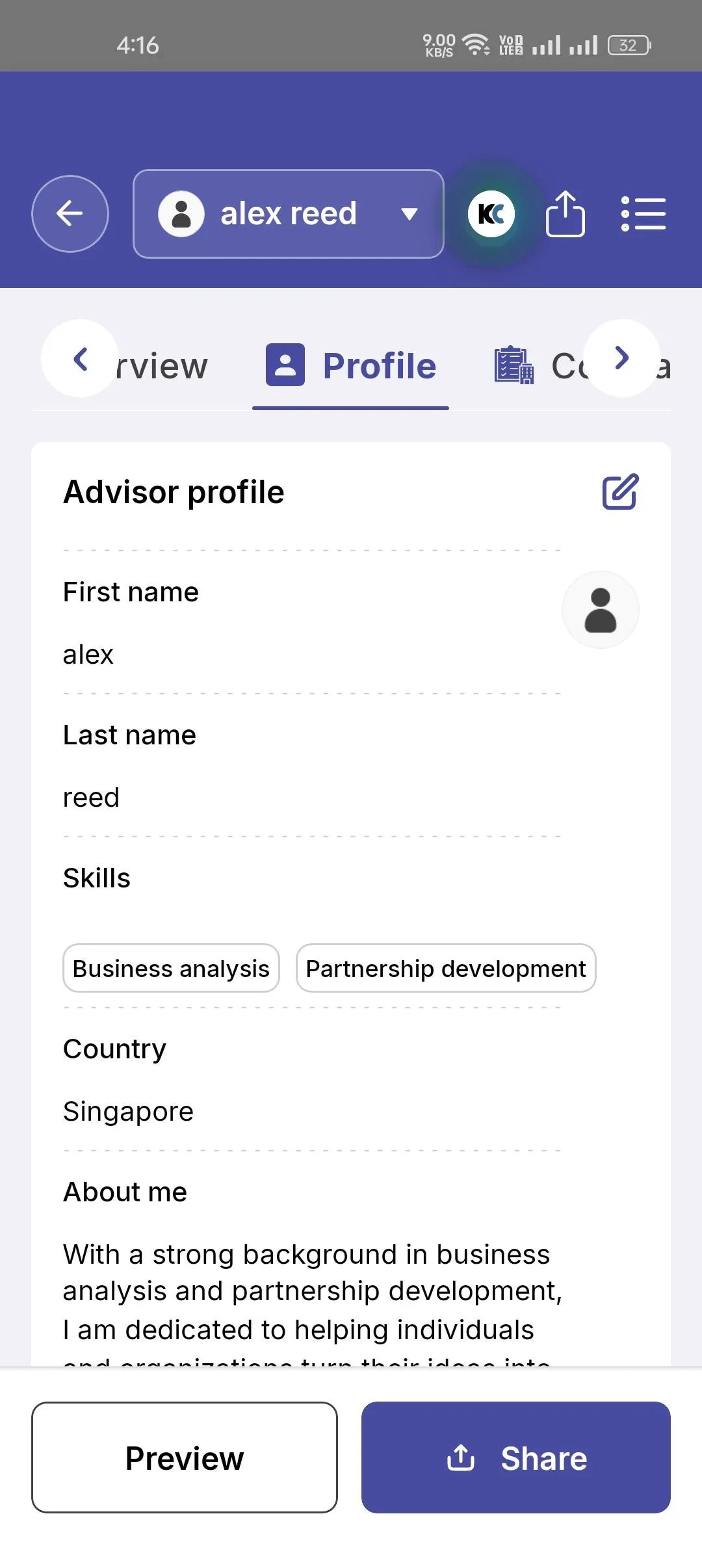 AI Sales Intelligence Platform mobile product screen 5