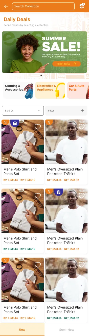 Nteka Ecommerce Platform mobile product screen 5